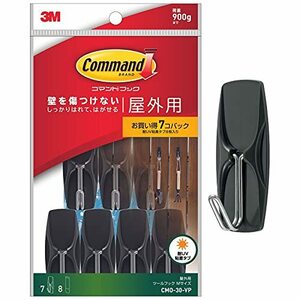 3M コマンド フック キレイにはがせる 屋外用 すだれ 壁 Mサイズ 7個 パック CMO-30-VP