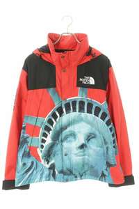 シュプリーム ブルゾン ノースフェイス 19AW Statue of Liberty Mountain Jacket サイズ:L 自由の女神マウンテンブルゾン 中古 OM10