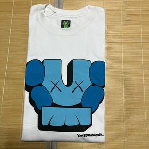 新品未使用　初期　01ss UNDERCOVER KAWS tee tシャツXL 白　ホワイト　アンダーカバー　SCAB 