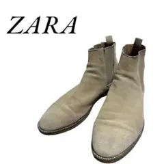 ZARA サイドゴア　チェルシー　ブーツ　スウェード　43 28cm