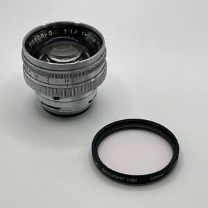 希少 Tokyo銘 NIKKOR-S・C 5cm f1.4 ニッコールS・C 50mm Nippon Kogaku Tokyo 日本光学東京 Nikon ニコン Sマウント 大口径標準レンズ