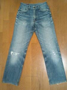 EDWINジーンズ73cmエドウィンW29牛革503ラベルGパンJEANS希少ジーパン