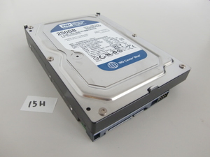 中古 3.5インチ ハードディスク S-ATA Western Digital 250GB 　WD2500AAKX　CrystalDiskInfo 注意　基準値を変更後　正常 　現状品　　15H