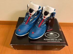 【希少 絶版 KUSHITANI FLOW SHOES K-4574 25.5㎝　SAX フローシューズ クシタニ タグ付 未使用新品】