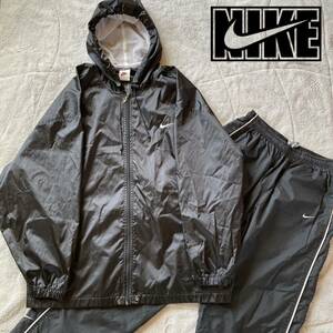 NIKE 90s 銀タグ　ナイロンパーカー ジャージ　セットアップ　Lサイズ　トラックジャケット