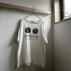 WIMBLEDONヴァンブルドン選手権プリントTシャツ半袖00sレトロy2k