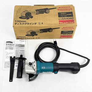 未使用保管品 makita マキタ 100mm ディスクグラインダ GA4060 砥石無し [K6262]