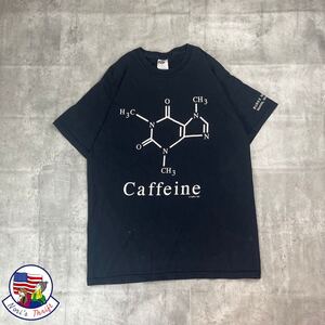 ジャージーズ カフェイン 化学式 Tシャツ 1991年 USA古着 1959