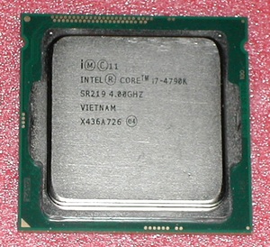 ジャンクCPU　Core i7 4790K　LGA1150