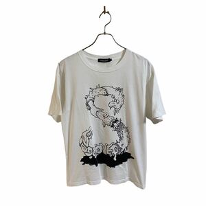 【アンダーカバー UNDERCOVERISM Tシャツ メンズM ホワイト 白 グラフィック artscabut期 5685 jonio アート アーティスト】