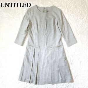 UNTITLED アンタイトル ワンピース 長袖 2 M レディース C62417-99