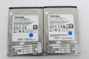 TOSHIBA MQ01ABD100 1TB 2.5 HDD SATA 動作品 2個セット☆