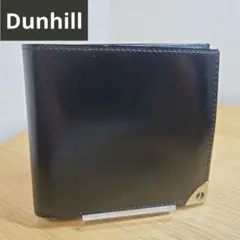 ダンヒル Dunhill ロゴ ウォレット  2つ折り財布 レザー ブラック