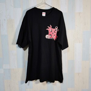 UnitedAthle XLsize　メンズ　トップス Tシャツ 半袖 黒 ブラック 古着