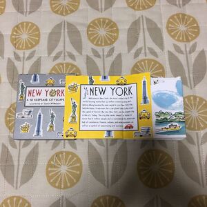 NEW YORK A 3Ｄ　KEEPSAKE CITYSCAPE ニューヨーク　3D絵本　名所絵本