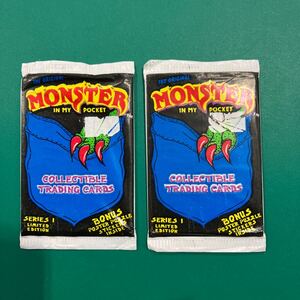 【B-55】（未開封）1991 Monster in my Pocket Trading Card Sealed Packs 