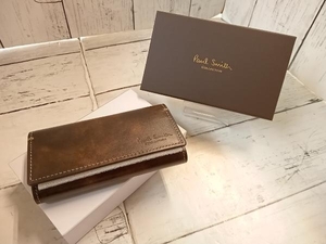 【 美品 】Paul Smith ポールスミス コレクション キーケース レザー ブラウン 箱付き