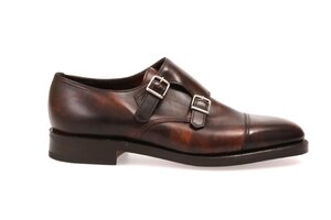 ジョンロブ ウイリアム ダブルレザーソール ブラウン サイズ7.5 約26cm Eワイズ JOHN LOBB william 228192L 2Y DARK BROWN