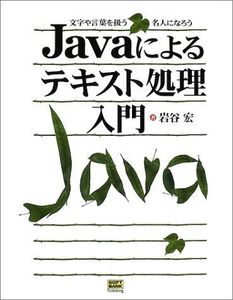 [A11719846]Javaによるテキスト処理入門 岩谷 宏