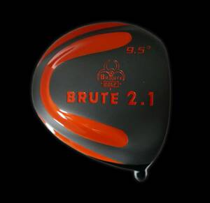 ブルートゴルフ/BRUTE GOLF最新ドラコン用ヘッド！！BRUTE 2.1 8度＆アキュフレックス VIZION 46インチ フレックスX ドライバー完成品