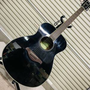 ギター アコースティックギター YAMAHA FS820 ヤマハ 動作品 BLACK 良品 USED品 1円スタート 1円ショップ 