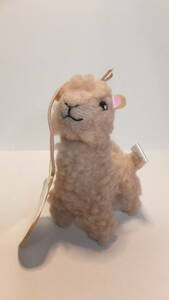 ★alpaca★Cute Japanese small Plush toy　アルパカさんマスコット　 USED IN JAPAN