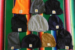 MISC-KCAP14 カーハート Carhartt ニット帽MIX ロゴ ビーニー ワッチキャップ￥1～ビンテージUSA古着卸セット業者まとめ売り