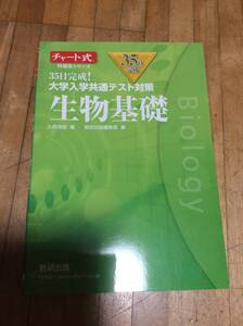 §　チャート式問題集シリーズ35日完成! 大学入学共通テスト対策 生物基礎