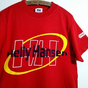 90s ヴィンテージ ヘリーハンセン ビッグロゴ デカロゴ Tシャツ 赤 Helly Hansen オールド 90年代