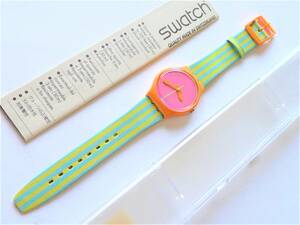 未使用電池交換済 スウォッチ レギュラーモデル Swatch 1993年 長椅子 CHAISE LONGUE 品番GJ109