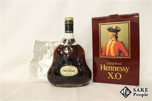 ◆1円～ ヘネシー XO 金キャップ クリアボトル 700ml 40% 箱付き コニャック