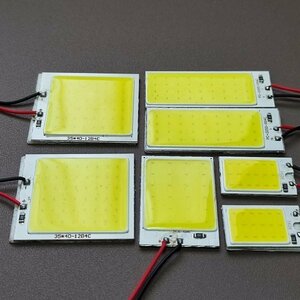 超爆光！200系 ハイエース 5型 スーパーGLワイド COB 全面発光 ルームランプ 7個セット T10 LED ホワイト トヨタ /c18/c24/c36/c48