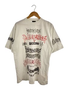 BALENCIAGA◆Tシャツ/XS/コットン/WHT/プリント/641675