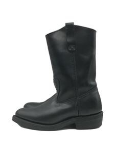 RED WING◆ブーツ/UK4/BLK/レザー/8155