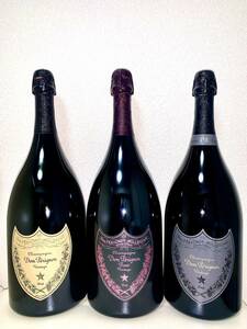 ドンペリ 白×ロゼ×P2（エノテーク） マグナム 新ラベル ダミーボトル3本セット 1500ml Dom Perignon