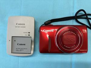 Canon キャノン Power Short SX600 HS 18ｘ 赤 レッド デジカメ デジタルカメラ