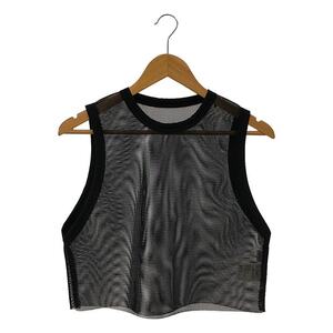 【美品】 HYKE / ハイク | 2024SS | MESH SLEEVELESS CROPPED TOP メッシュ スリーブレス クロップド トップス タンクトップ