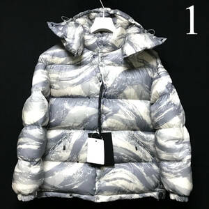 1　MONCLER GENIUS HYKE 22AW GALENSTOCK JACKET 迷彩 モンクレール ジーニアス ハイク ダウンジャケット 定価360800円 カモフラージュ