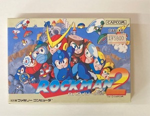 ファミコン ロックマン2 Dr.ワイリーの謎 箱 説明書 当時物