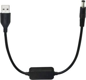 USB電源ライン SinLoon 5v 12v usb 昇圧USB(Aタイプ)オス→DCジャックオス電源供給ケーブル(外径5.5m