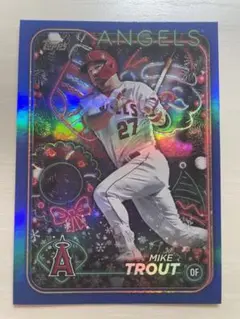 2024 Topps Baseball Holiday トラウト　パラレル