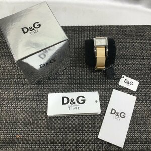 【未使用品/TO】D＆G ディーアンドジー BAY ROCK ドルチェ＆ガッバーナ レディース 腕時計 オシャレ ベージュバンド RS1117/0023