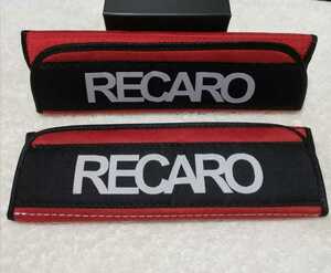 ★RECARO 赤 シートベルトパッド★検）NISMO GR TRD 無限 HONDA タイプR RALLIART STI R32 S15 S660 DC2 EK9 EG6 DC5 FD2 FK8 AP1 JDM USDM