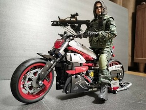 全長約33センチブロックバイク完成品