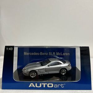 AUTOart 1/43 Mercedes Benz SLR McLaren Coupe Silver オートアート メルセデスベンツ マクラーレン クーペ シルバー Aa ミニカー