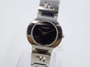 378406【1円スタート】FENDI フェンディ 稼動品 3050L オロロジ ロゴブレス レディース 時計 クオーツ ケース24mm