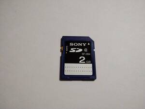  2GB　SDカード　SONY　フォーマット済み　メモリーカード