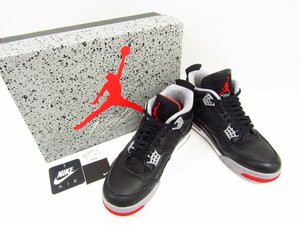 NIKE ナイキ AIR JORDAN 4 RETRO FV5029-006 BRED REIMAGINED SIZE:27.0cm★SH7690