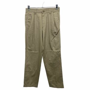 DOCKERS チノパンツ W33 ドッカーズ クラシックフィット タック入り コットン ベージュ 古着卸 アメリカ仕入 2311-501