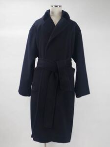 ATHA　DOUBLE MELTON MAXI COAT アタ　メルトンコート　ブラック　SIZE F ユニセックス